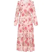 Usha Robe kaki / rosé / rose ancienne