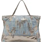 Faina Sacs à main bleu denim / argent