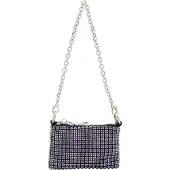 Faina Sac à bandoulière or / violet / noir