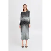 Ichi Robe 'PENLOPA DR' gris / noir