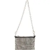 Faina Sac à bandoulière noir / argent