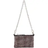FELIPA Sac bandoulière rose / noir / argent