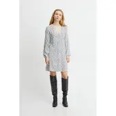 Ichi Robe-chemise 'IHVera' noir / blanc