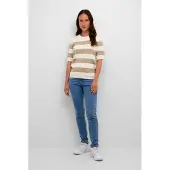 Kaffe Pull-over 'KAMala' beige / beige foncé