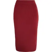 Faina Jupe 'Colina' lie de vin