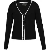 Faina Cardigan noir / blanc