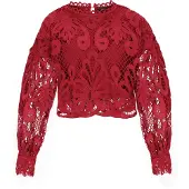 Faina Chemisier rouge foncé
