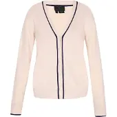 Dreimaster Klassik Cardigan nude / noir