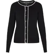 Faina Cardigan noir / blanc