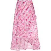Dreimaster Jupe violet clair / rose / rose / blanc