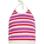 Ebeeza Tops en tricot bleu / rose / rouge / blanc