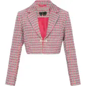 Faina Blazer bleu / rose / rouge