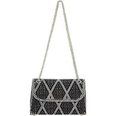 Faina Sac à bandoulière gris basalte / noir