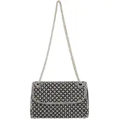 Faina Pochette noir / transparent