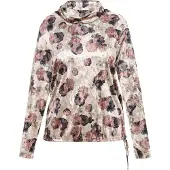 Usha Chemisier gris clair / éosine / noir