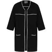 Dreimaster Maritim Cardigan noir / blanc