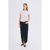 My Essential Wardrobe Jupe bleu foncé