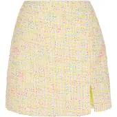 IZIA Jupe 'Spring Summer' vert / citron vert / rose