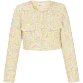 IZIA Blazer 'Fashion Look' vert / citron vert / rose / blanc