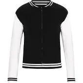 MO Vestes en maille noir / blanc