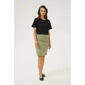 Kaffe Jupe vert pastel