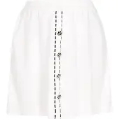 Faina Jupe 'Fashion Look' noir / blanc cassé