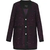 Faina Blazer aubergine