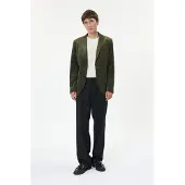 Matinique Veste de costume 'MAGeorge' vert foncé
