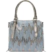 Faina Sacs à main bleu denim / argent