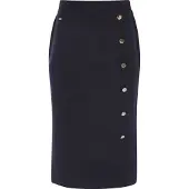 Dreimaster Klassik Jupe bleu marine