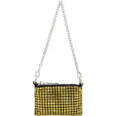 FELIPA Sac bandoulière jaune / noir / argent