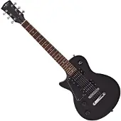 Gear4Music 3/4 New Jersey Left Handed Electric Guitar by Black