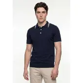 Felix Hardy T-Shirt bleu marine / blanc