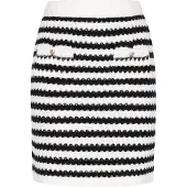 Faina Jupe noir / blanc cassé