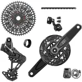 Sram X0 Axs Eagle V2 Dub Wide Groupset Argenté 165 mm 32t / 10-52t