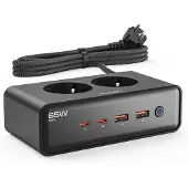 Voomy Multiprise - 2 prises - USB -