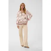 Cream Chemisier 'CRTiah' beige / marron / rose / éosine