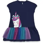 Denokids Robe 'CFF-26Y1-123' bleu foncé