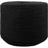 vidaXL Corde 10 pcs Noir Coton