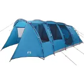 vidaXL Tente tunnel bleue 675 x 392 x 210 cm