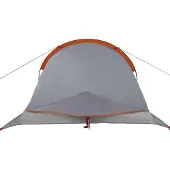 vidaXL Tente de randonnée , 4 personnes, gris et orange