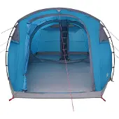 vidaXL Tente tunnel bleue 505 x 330 x 204 cm