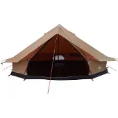 vidaXL Tente familiale marron pour 12 personnes en polycoton