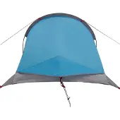 vidaXL Tente de randonnée pour 2 personnes, bleue, en polyester 185T avec revêtement PU