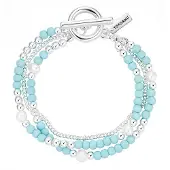 Yokoamii Chaîne bleu clair / argent