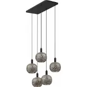 Segula Lampe pendante noire Madox 5 lumières