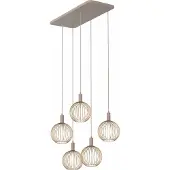 Segula Lampe pendante brun sable Madox 5 lumières