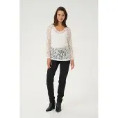 Kaffe Chemisier 'Lace' blanc