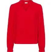Kaffe Chemisier 'KAElly' rouge