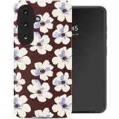 Selencia Coque arrière Vivid Samsung Galaxy S26 - Choco Flower Pop